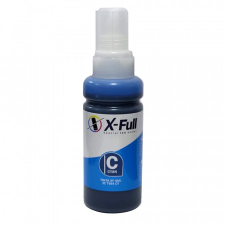 TINTA T664 X-FULL PARA EPSON ECOTANK CIANO 100ML